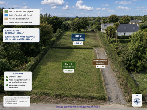 Vente de terrain