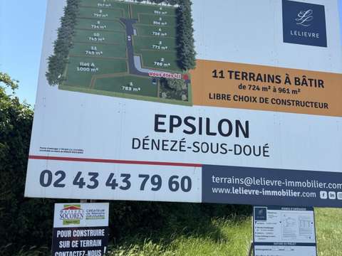 Vente de terrain Dénezé-sous-Doué 49