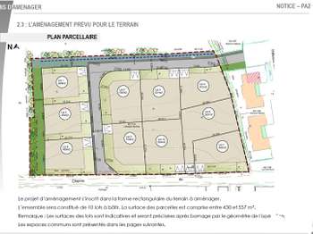 Vente Terrain 6401 m&sup2;Domjean