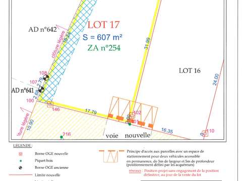 Vente de terrain
