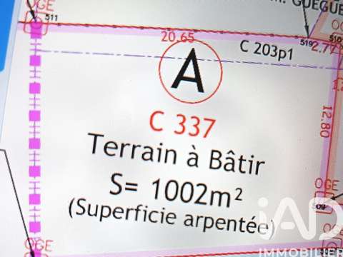 Vente de terrain