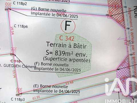 Vente de terrain