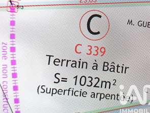 Vente Terrain 1032 m&sup2;Écauville