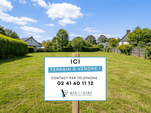Vente Terrain 450 m&sup2;Écouflant