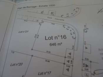 Vente de terrain