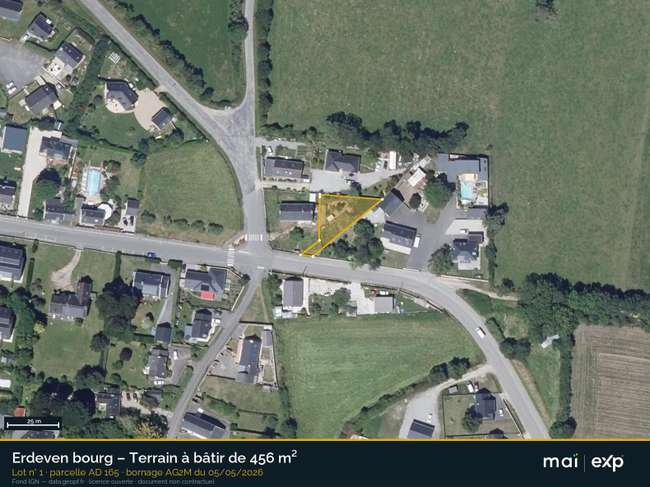 Terrain 456 m² · à Erdeven · 456 m² · 155 000 €