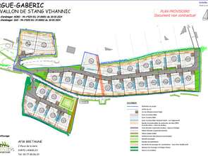 Vente Terrain 355 m&sup2;Ergué-Gabéric