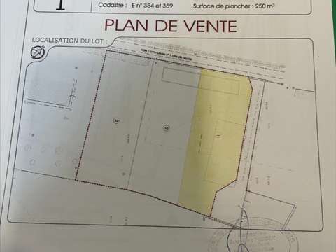 Vente de terrain