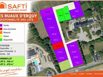 Vente de terrain Erquy 22