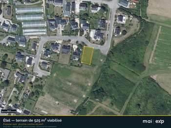 Vente Terrain 525 m&sup2;Étel