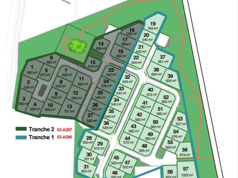 Vente de terrain Évron 53