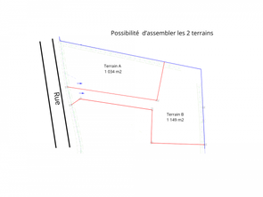 Vente Terrain 1149 m&sup2;Flancourt-Catelon