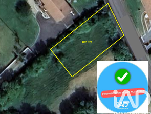 Vente Terrain 801 m&sup2;François