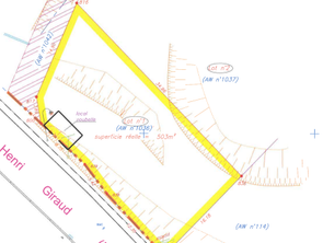 Vente Terrain 503 m&sup2;Fréjus