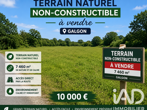 Vente Terrain 7461 m&sup2;Galgon