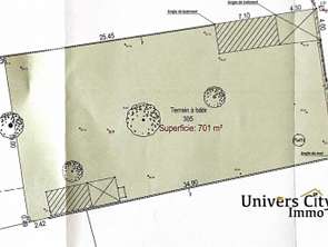 Vente Terrain 701 m&sup2;Geneston