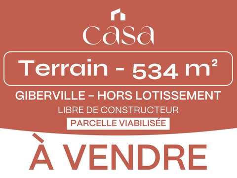 Vente de terrain Giberville 14
