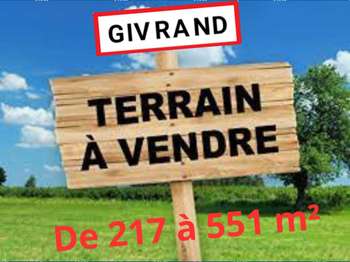 Vente Terrain 318 m&sup2;Givrand