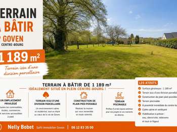 Vente Terrain 1189 m&sup2;Goven