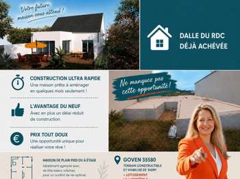 Vente Terrain 350 m&sup2;Goven