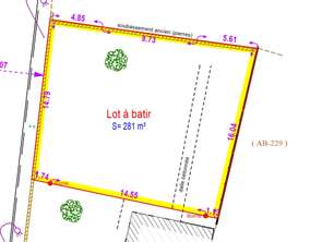 Vente Terrain 280 m&sup2;Grand-Champ