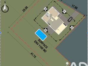 Vente Terrain 1100 m&sup2;Grayan-et-l'Hôpital