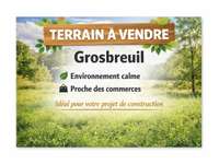 Vente de terrain