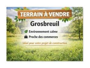 Vente Terrain 435 m&sup2;Grosbreuil