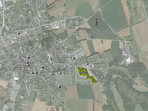 Vente de terrain Guer 56