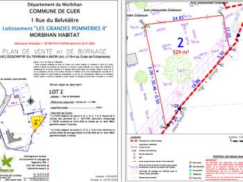Vente de terrain