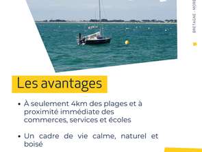 Vente Terrain 368 m&sup2;Guidel