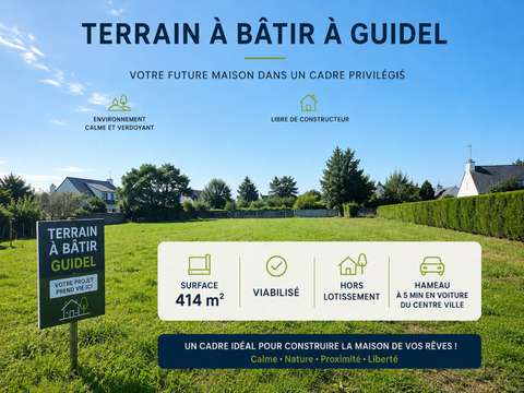 Vente de terrain Guidel 56