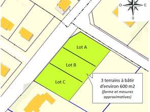 Vente Terrain 600 m&sup2;Guilliers