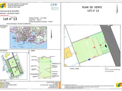 Vente de terrain Guilvinec 29