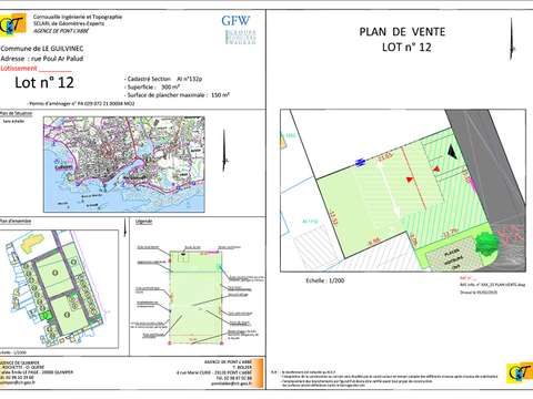 Vente de terrain Guilvinec 29