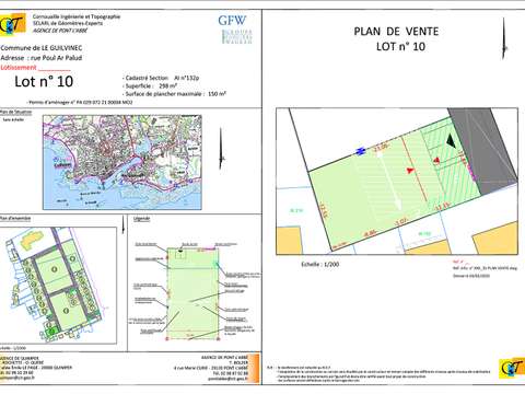 Vente de terrain Guilvinec 29
