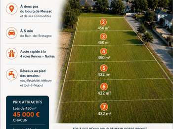 Vente de terrain Guipry-Messac 35