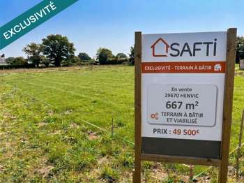 Vente Terrain 667 m&sup2;Henvic