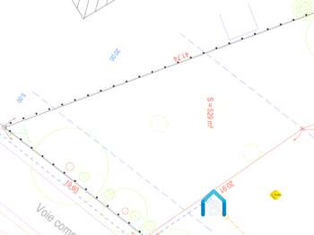 Vente Terrain 529 m&sup2;Héric