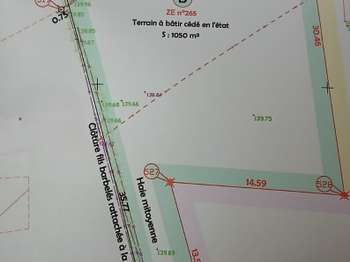 Vente Terrain 1050 m&sup2;Honguemare-Guenouville