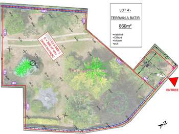 Vente de terrain Ingrandes 49