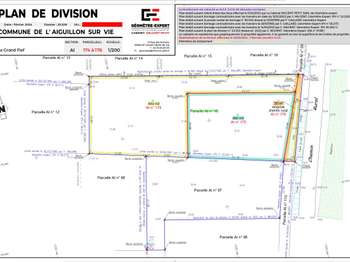 Vente Terrain 502 m&sup2;L'Aiguillon-sur-Vie