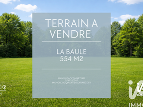 Vente Terrain 554 m&sup2;La Baule-Escoublac Escoublac