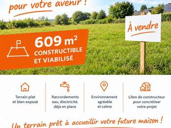 Vente Terrain 609 m&sup2;La Chapelle-de-Brain