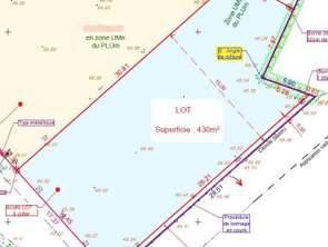 Vente Terrain 430 m&sup2;La Chapelle-sur-Erdre