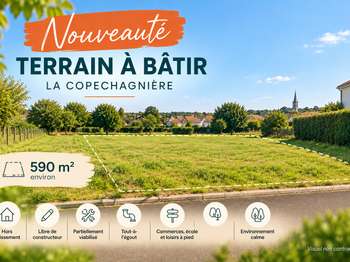 Vente Terrain 590 m&sup2;La Copechagnière