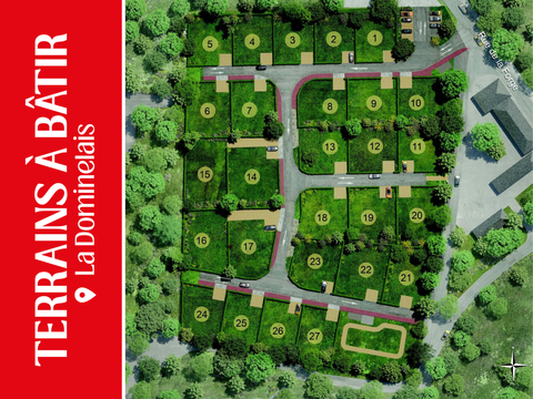 Vente de terrain 1 pièce La Dominelais 35