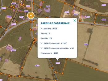 Vente Terrain 4510 m&sup2;La Ferté-en-Ouche