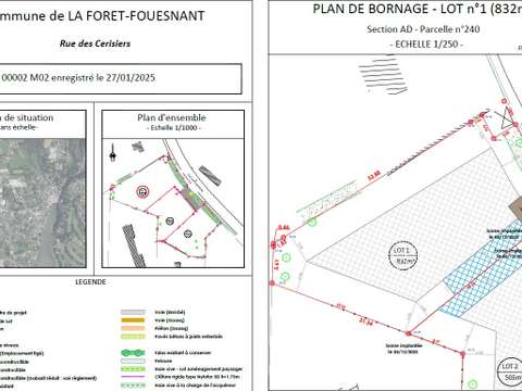 Vente de terrain