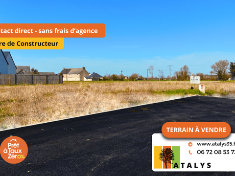 Vente de terrain La Fresnais 35